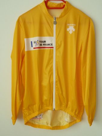 DESCENTE Tour de France Velo Rad Windbluse, Gr. M gelb neu!