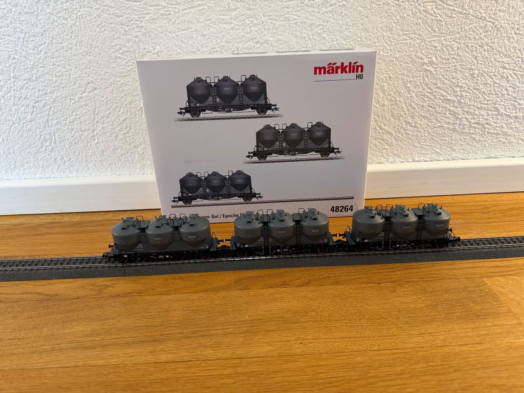 Märklin Modellini di ferrovie: Märklin 48264 Staubsilowagen-Set Kds 67 – Usato da hünenberg See venduto da Dpch
