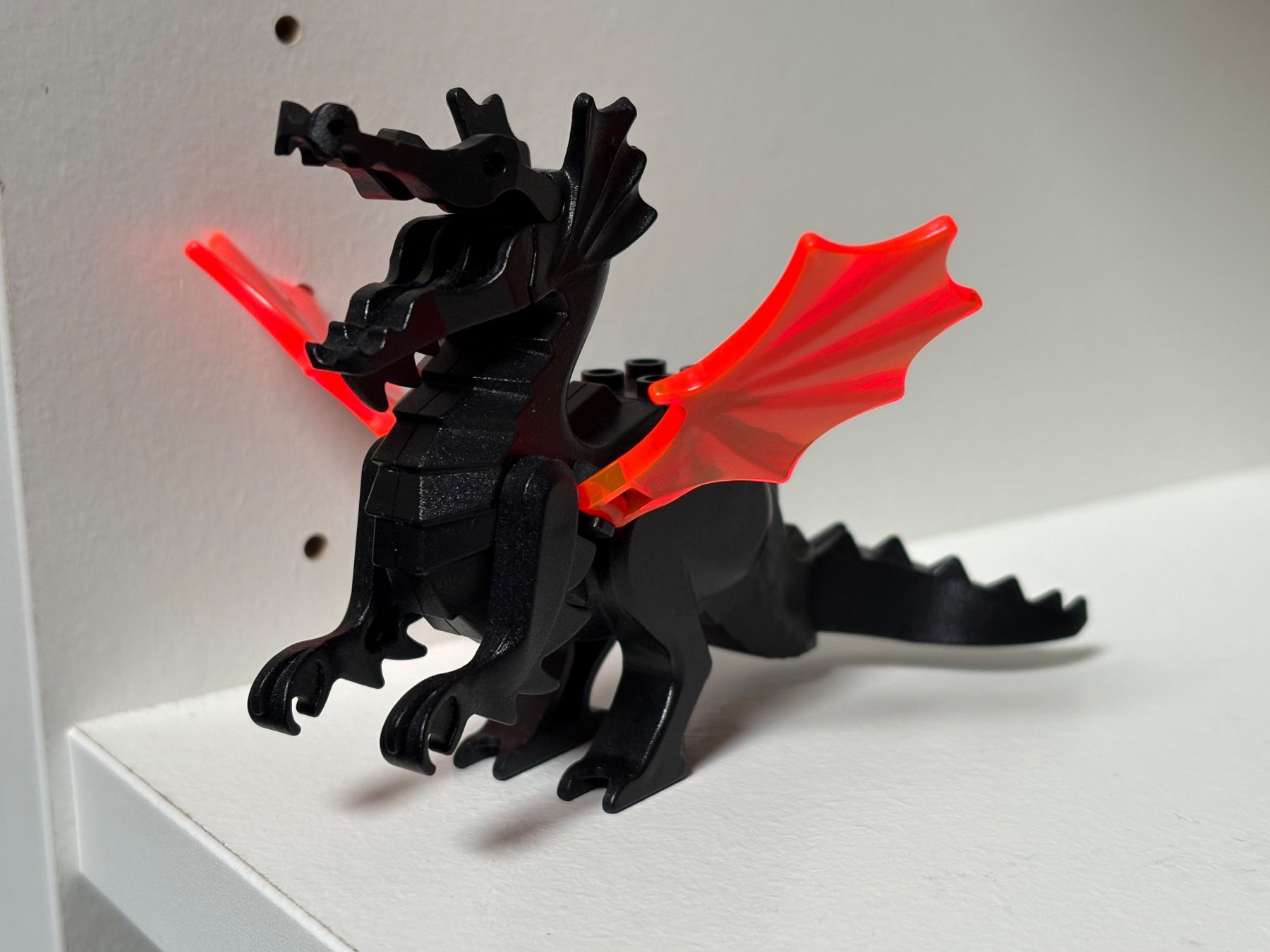 Lego figurine Castle black dragon Figur (Gebraucht) in Fully für