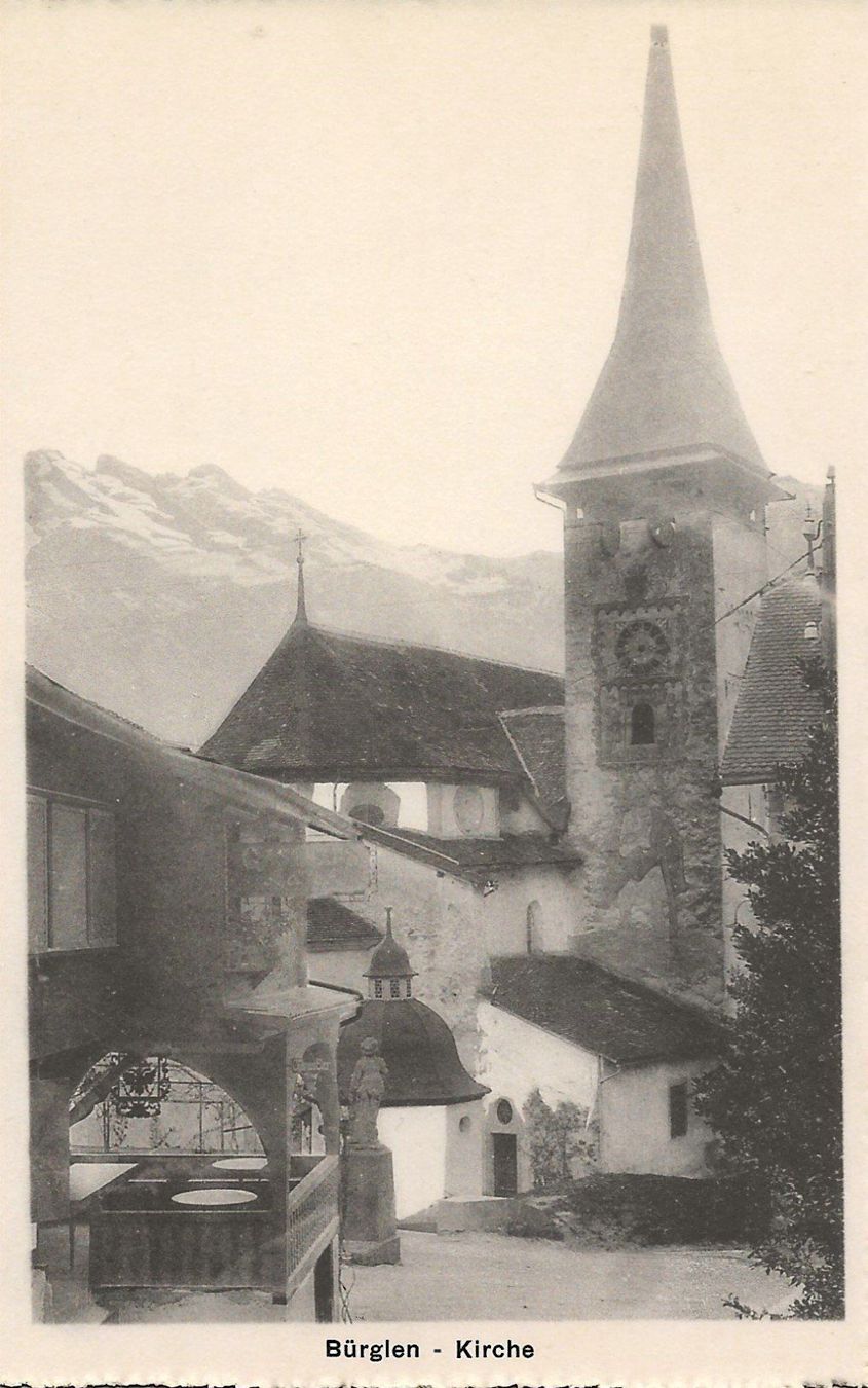 Cartes postales: Bürglen, Kirche – D'occasion à Frauenfeld par Merk52