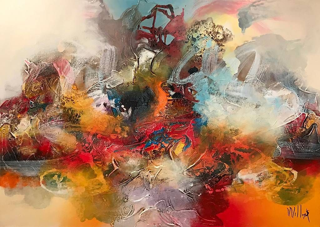 Dipinti: Meu Arco-Iris Acrylgemälde von Willliam Malucu – Usato da Rikon im Tösstal venduto da mino03 1