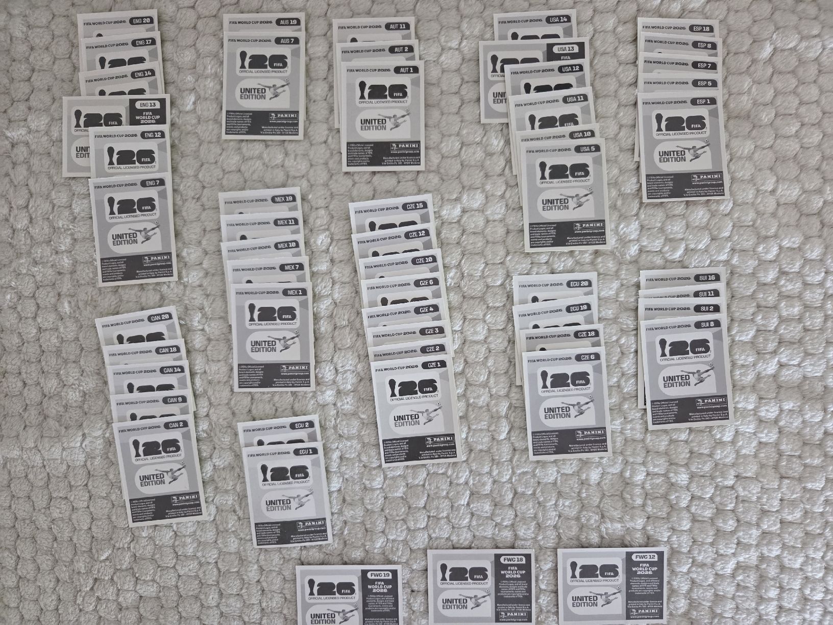 Panini Sammelbilder & Trading cards: 53 Panini Bilder – Neu (gemäss Beschreibung) aus Uhwiesen von Szummer
