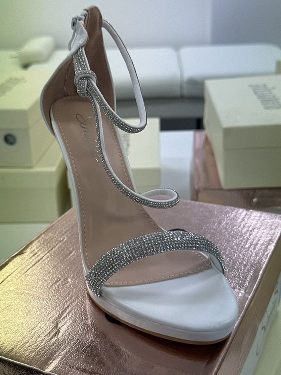 SOLDE: Sandales En Cuir en Rouge jusqu'à −60
