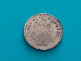 1/2 Dime 1849, USA