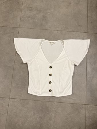 Miss Selfridge Top, Gr. 36, weiss