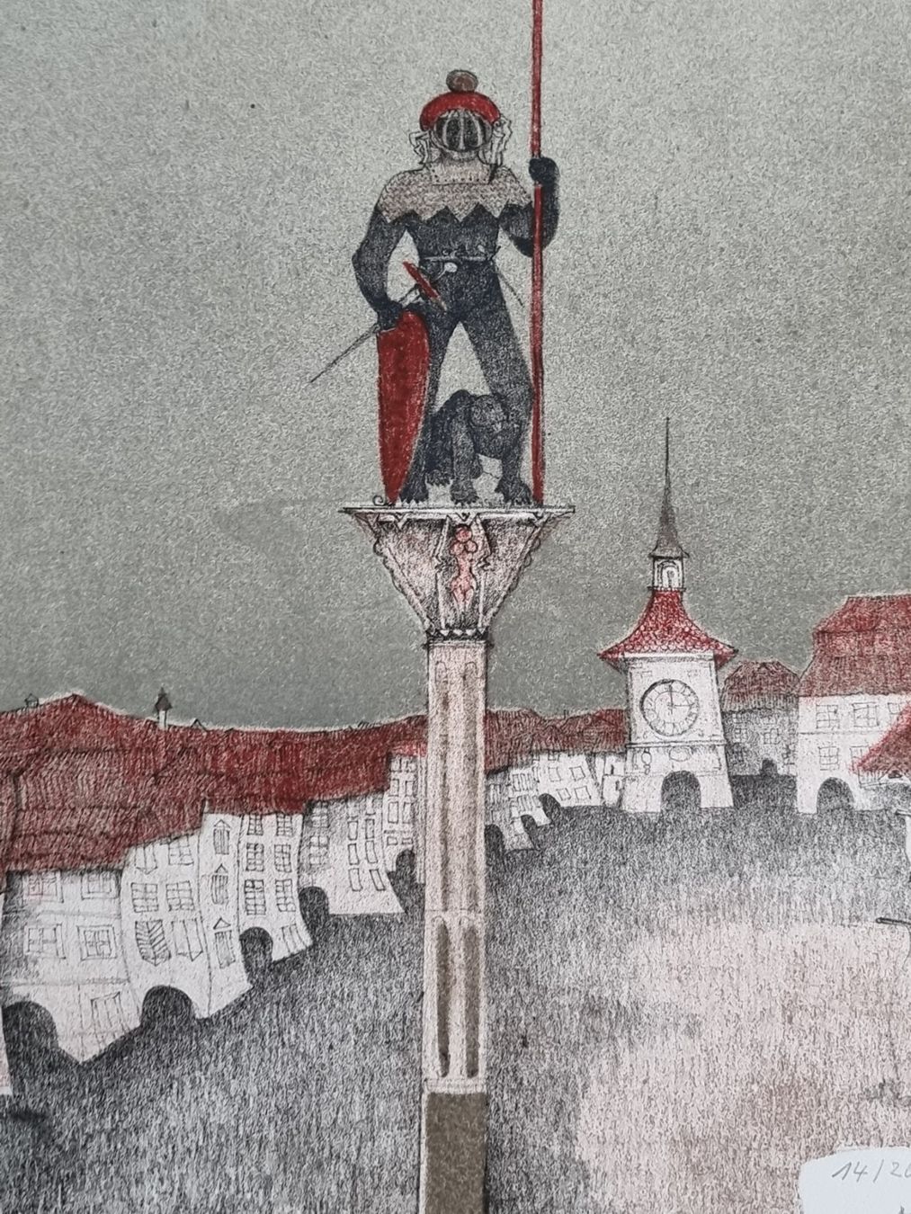 Grafica & Litografie: OSSI CZINNER LITHOGRAPHIE SIGNIERT NUMMERIERT – Usato da Gersau venduto da grafik-kunst 1