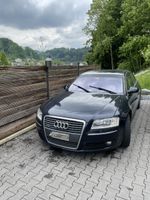 Audi A8, 4,2l, 350 Ps, Jg.2010, dunkelblau-schwarz