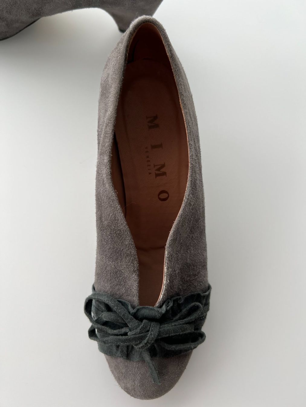 Scarpe da donna: MIMO Venezia, Leder Schuh hellgrau Gr. 36 – Usato da Füllinsdorf venduto da Sunnebliemli7 3