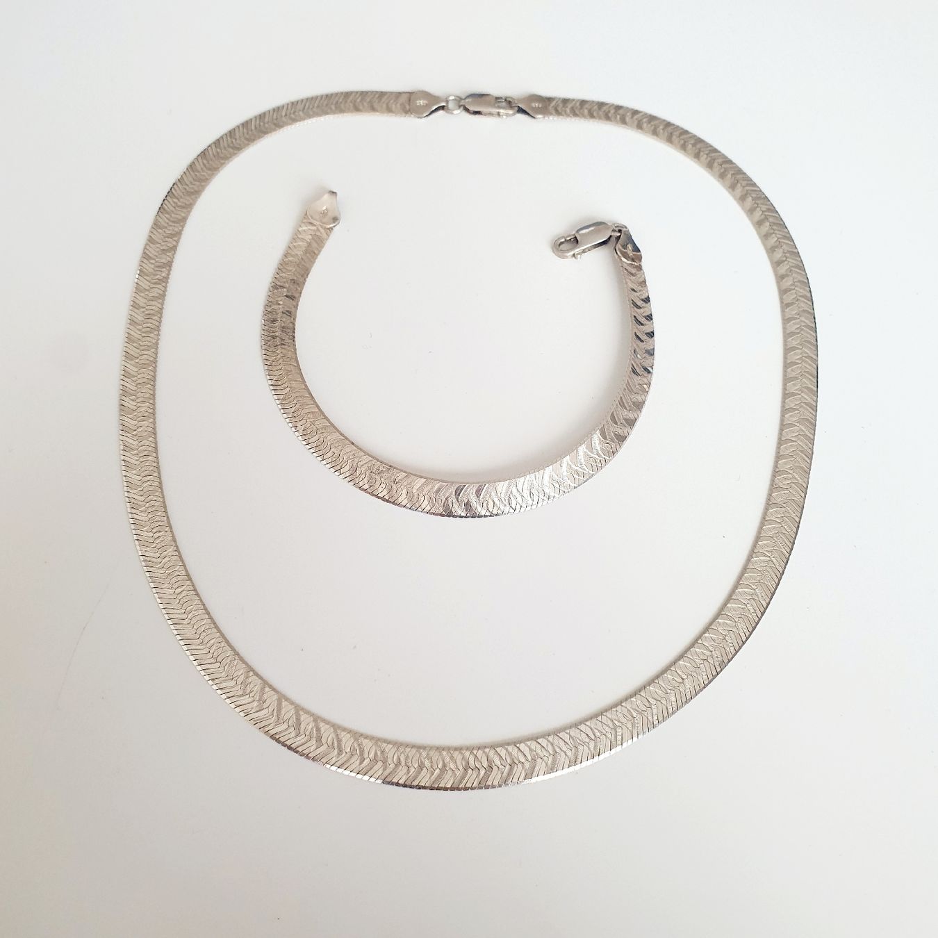 Bracelets: Silberarmband 925 mit Muster  – D'occasion à Kreuzlingen par Wunderkiste123 4