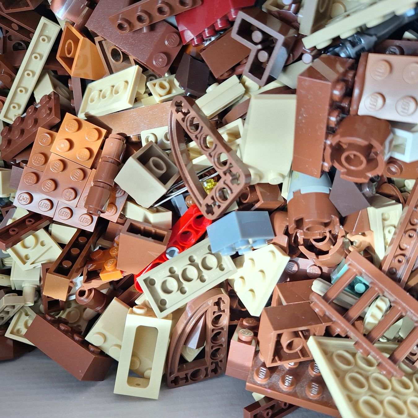Lego Giocattoli: Lego,braun,hellbraun, gemischte Teile gebraucht – Usato da Hettenschwil venduto da Schneuggi2 3