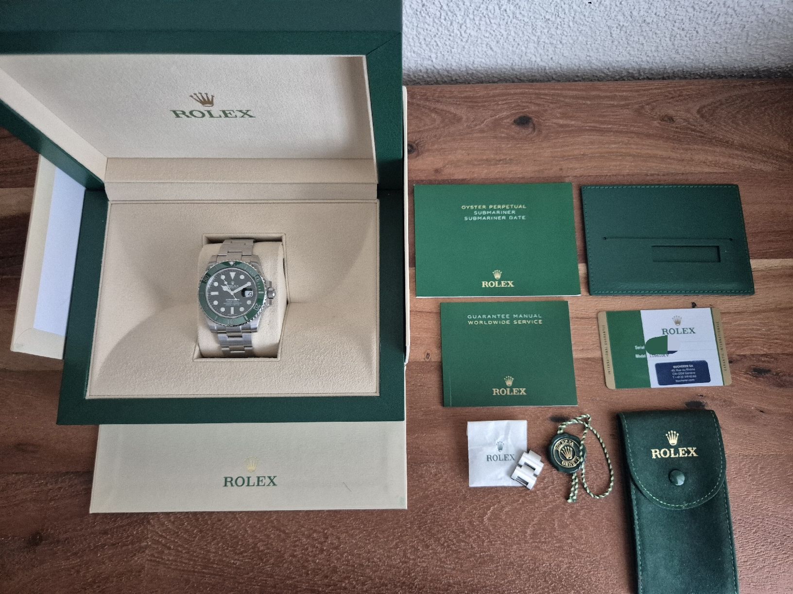 Rolex Uhren: Rolex Submariner Date 11610LV Hulk – Gebraucht aus Zürich von Dalema13 8