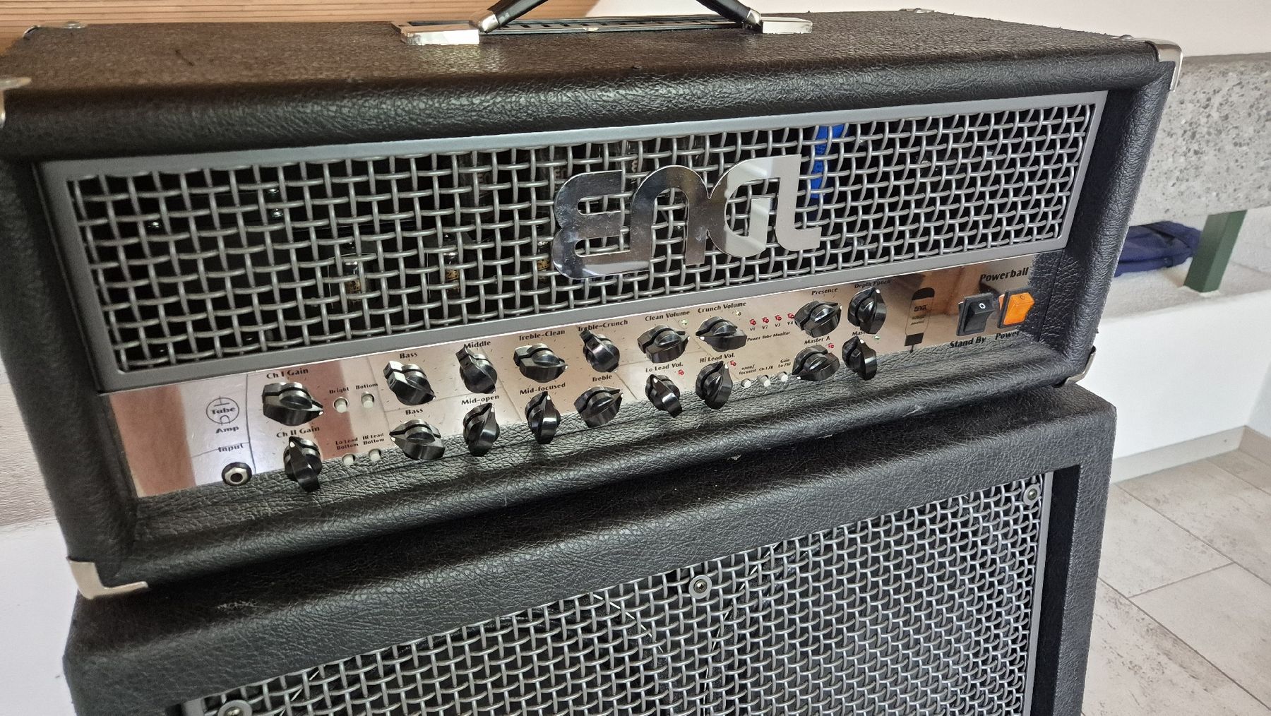 Engl Amplificatori: ENGL Powerball Type E645 Gitarrenverstärker Top mit Box – Usato da Muri AG venduto da Guitarfreak22 1