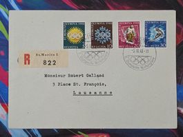 CL28 Enveloppe + Timbre Suisse 1948