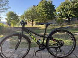 Kinder-Jugendfahrrad Pyro Twentysix Small RH 33cm schwarz