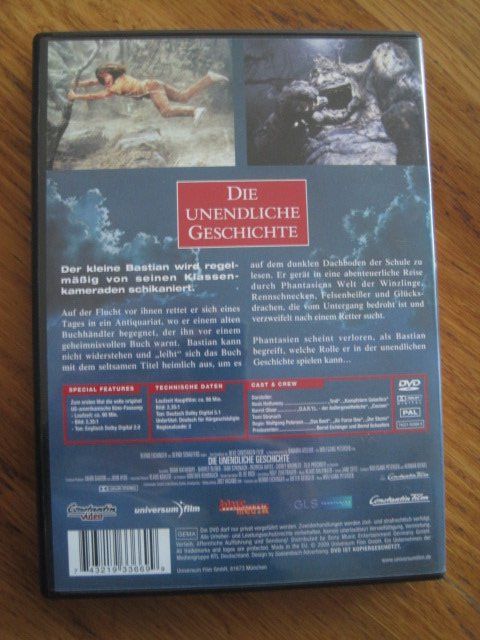 Tous les DVDs: Die Unendliche Geschichte 1984  DVD – D'occasion à Gossau SG par Noryflory 1