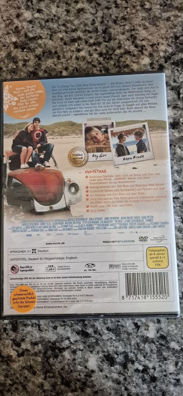 Tutti i DVDs: Sommer mit Jimi Blue Ochsenknecht – Usato da Mühleberg venduto da Pusteblume94 1