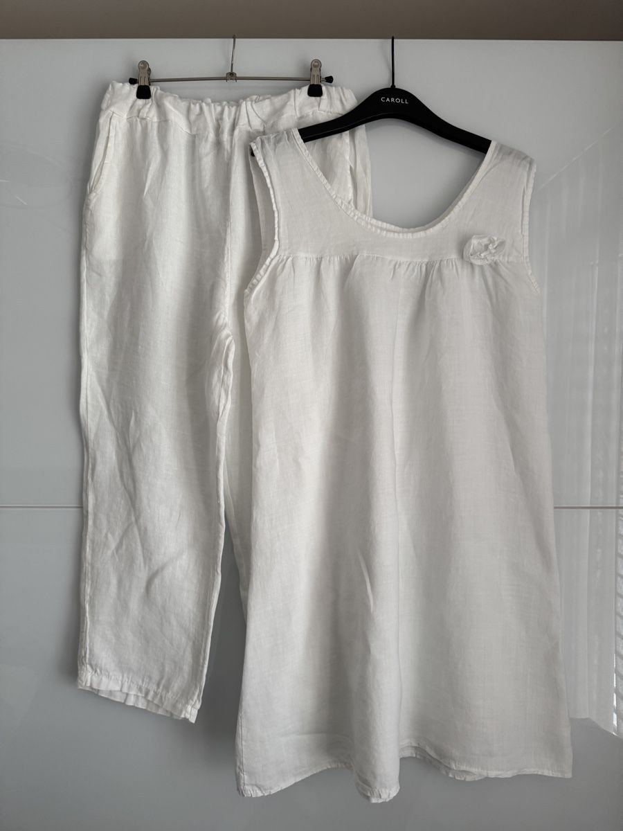 Pantaloni: TODAY Leinen Sommer Set in der Gr. L – Usato da Grenchen venduto da servet.t