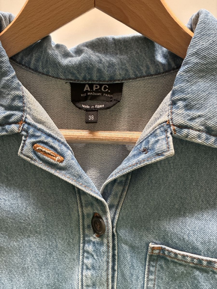 Apc Vestiti: Jeanskleid A.P.C. hellblau Baumwolle Grösse 38 – Usato da Winterthur venduto da vel_6txj 2