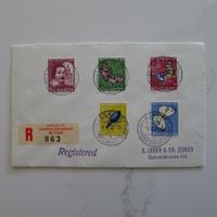 1956 Vollstempel Luder-Brief von Geneve