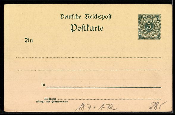 Ganzsachen: Litho Berlin, 100 jährige Geburtstagsfe – Gebraucht aus Berlin von bartko-reher 1