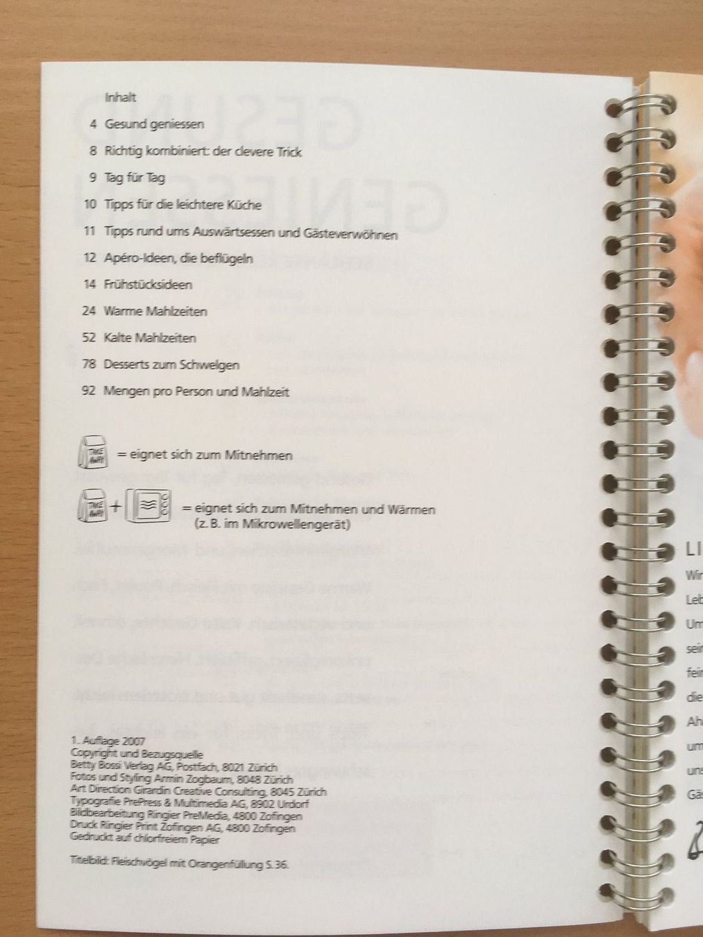 Libri: Gesund geniessen; Betty Bossi – Nuovo (secondo la descrizione) da Grenchen venduto da Kogi7 1