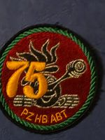Badge Panzer Hb Abt 75 Grun Abzeichen