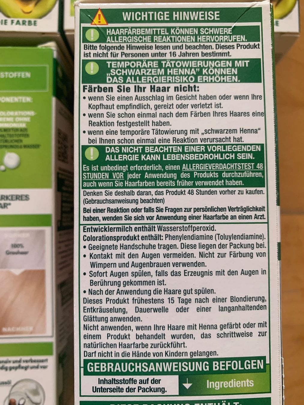 Tinte: Garnier Pflege Haarfarbe – Nuovo e nell'imballaggio originale da Udligenswil venduto da Trisha70 2