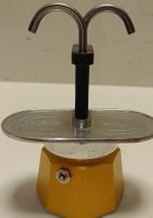 Bialetti Espressokocher 2 Tassen gelb guter Zustand(em80)