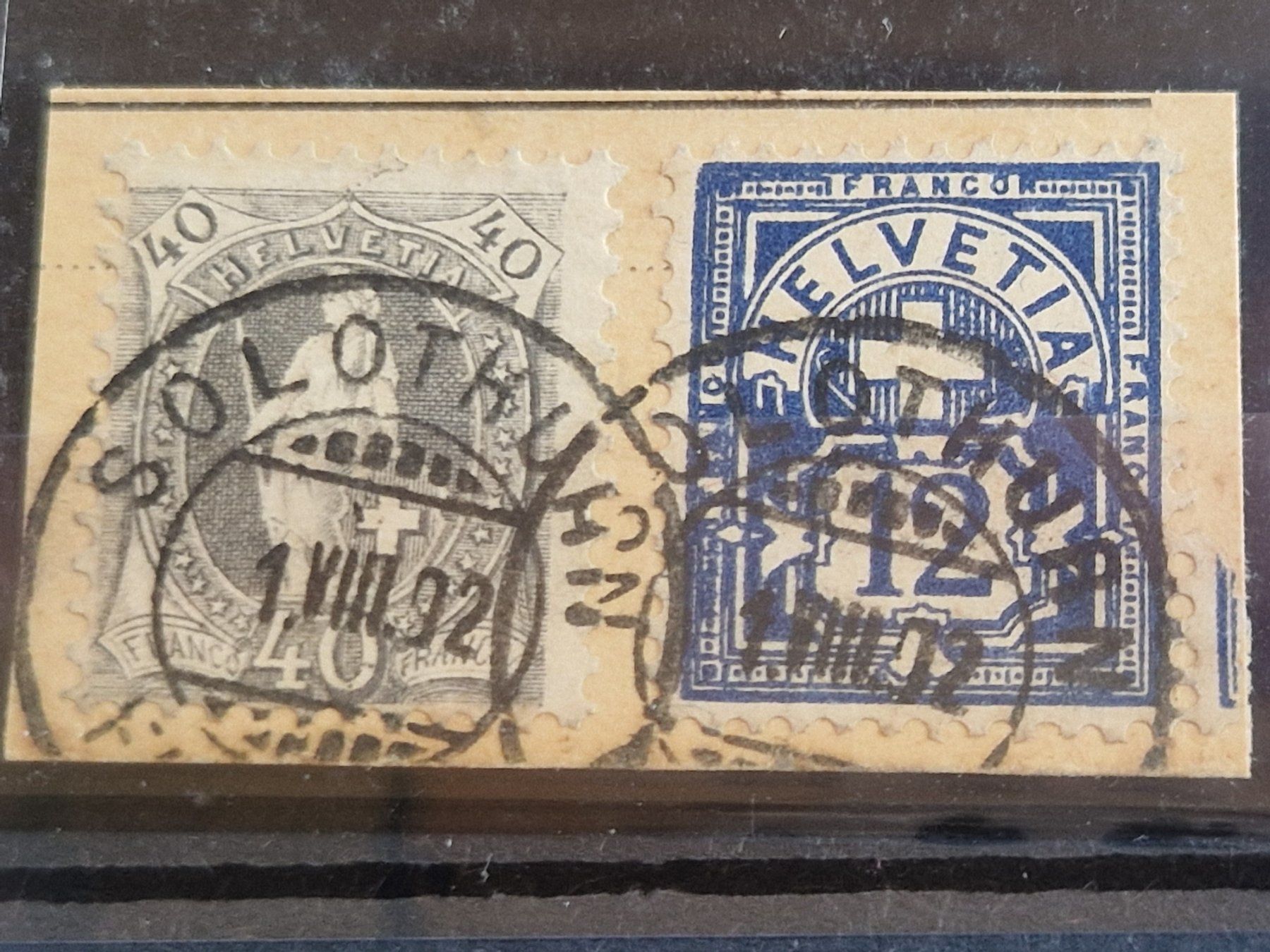 Alle Briefmarken: Stehende Helvetia, gute Stücke, ab 1.- – Gebraucht aus Burgdorf von Glossy01 3