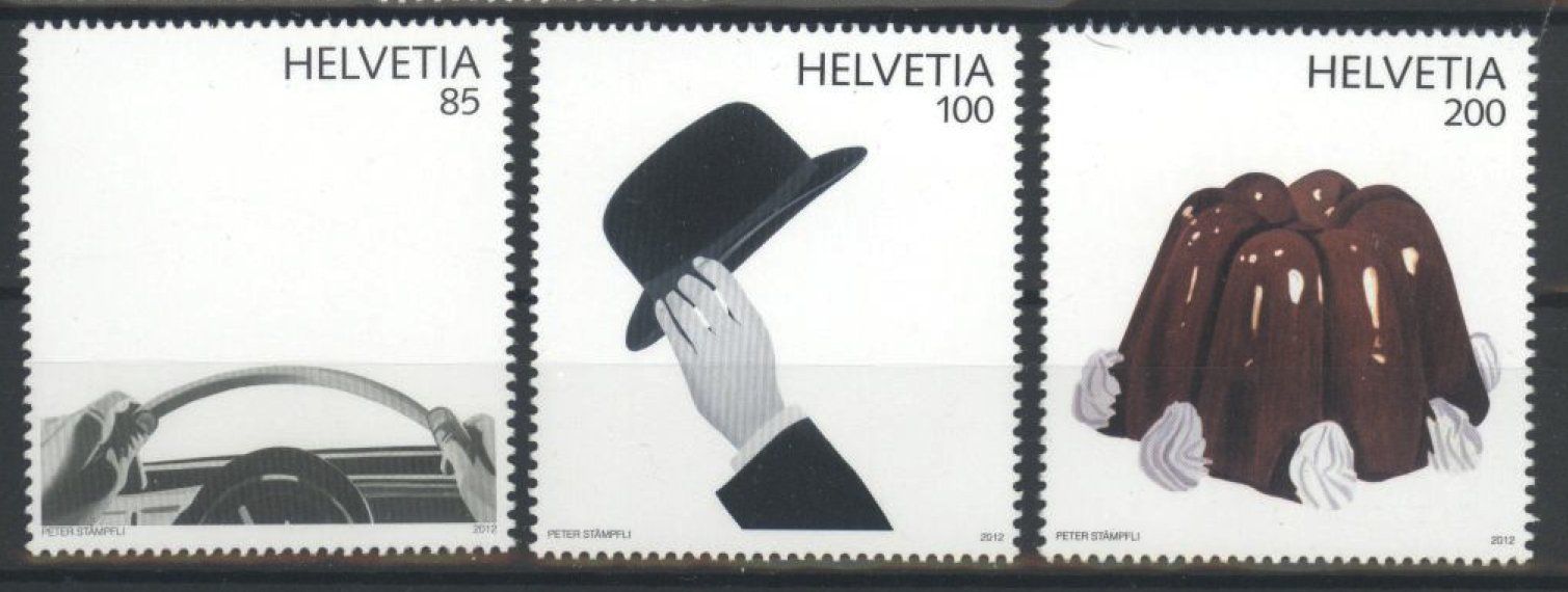 Tutti i francobolli: 2012, Sondermarken Kunstserie Pop Art ** – Usato da Willisau venduto da Vollstempel