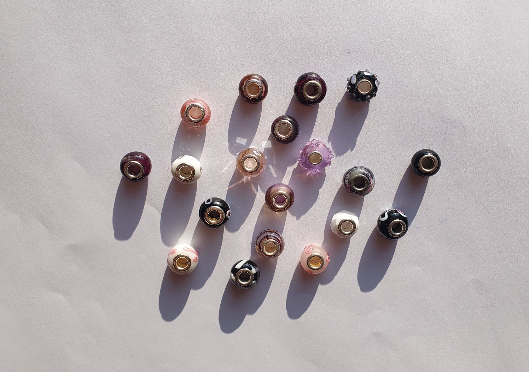 Perle (finte): Restposten Beads / Grosslochperlen 19 Stück – Nuovo e nell'imballaggio originale da St. Margarethen TG venduto da LuanaKa 1