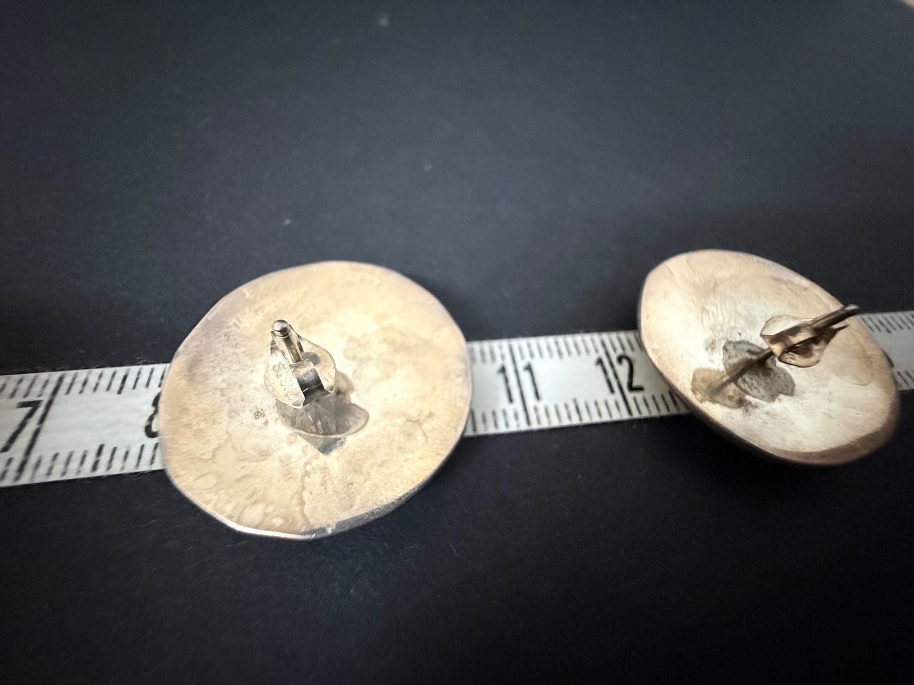 Orecchini pendenti & Orecchini a lobo: Indianer Navajo Silber Ohrstecker 925 – Usato da Spiegel b. Bern venduto da Rogger72 3