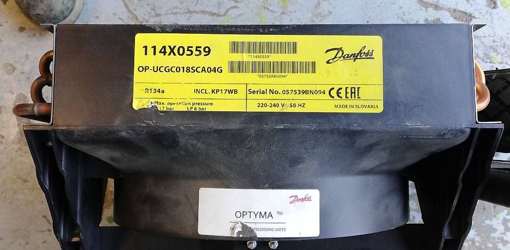 Condizionatori: Kühlaggregat Danfoss Optyma 114X0559 – Usato da Blumenstein venduto da olka007 1
