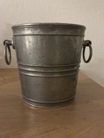 Antiker Zinneimer mit Henkel - Charmantes Deko-Objekt