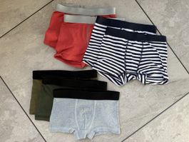 7x Jungen Unterhosen, Grösse 110/116, Top Zustand!