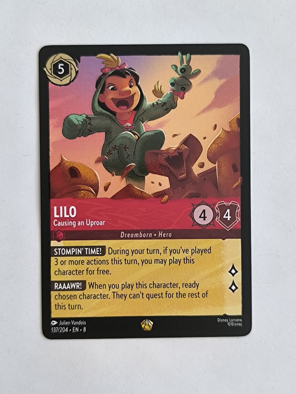 Disney Carte collezionabili: Lorcana Lilo Causing an Uproar 137/204 EN 8 – Nuovo (secondo la descrizione) da Neuhausen am Rheinfall venduto da Moppet