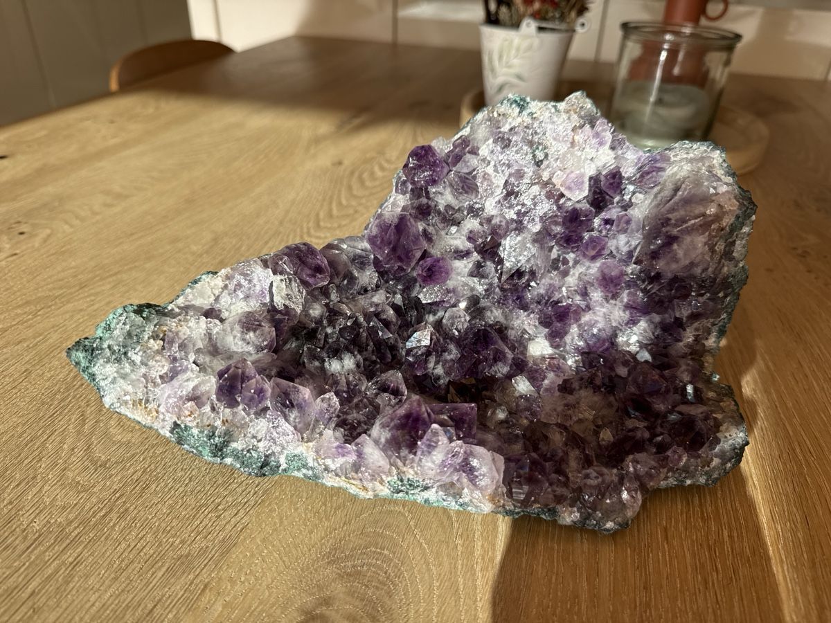 Minerali & Pietre curative: Druse améthyste pierre mineraux geode – Usato da Fleurier venduto da salar 4