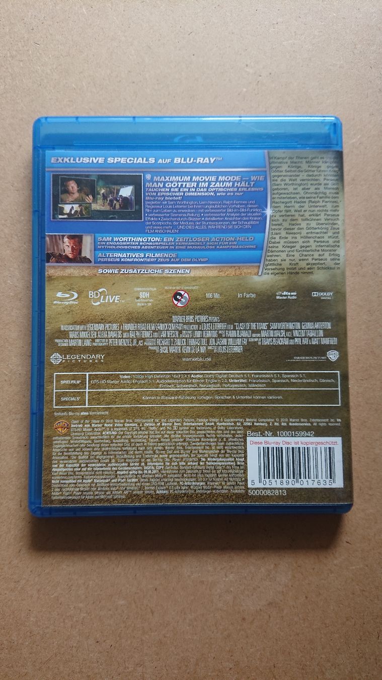 Alle DVDs: Kampf der Titanen Blu-ray  – Gebraucht aus Chur von FreakofRarity 1
