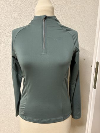 Felix Bühler Sportshirt Reissverschluss grün Grösse M
