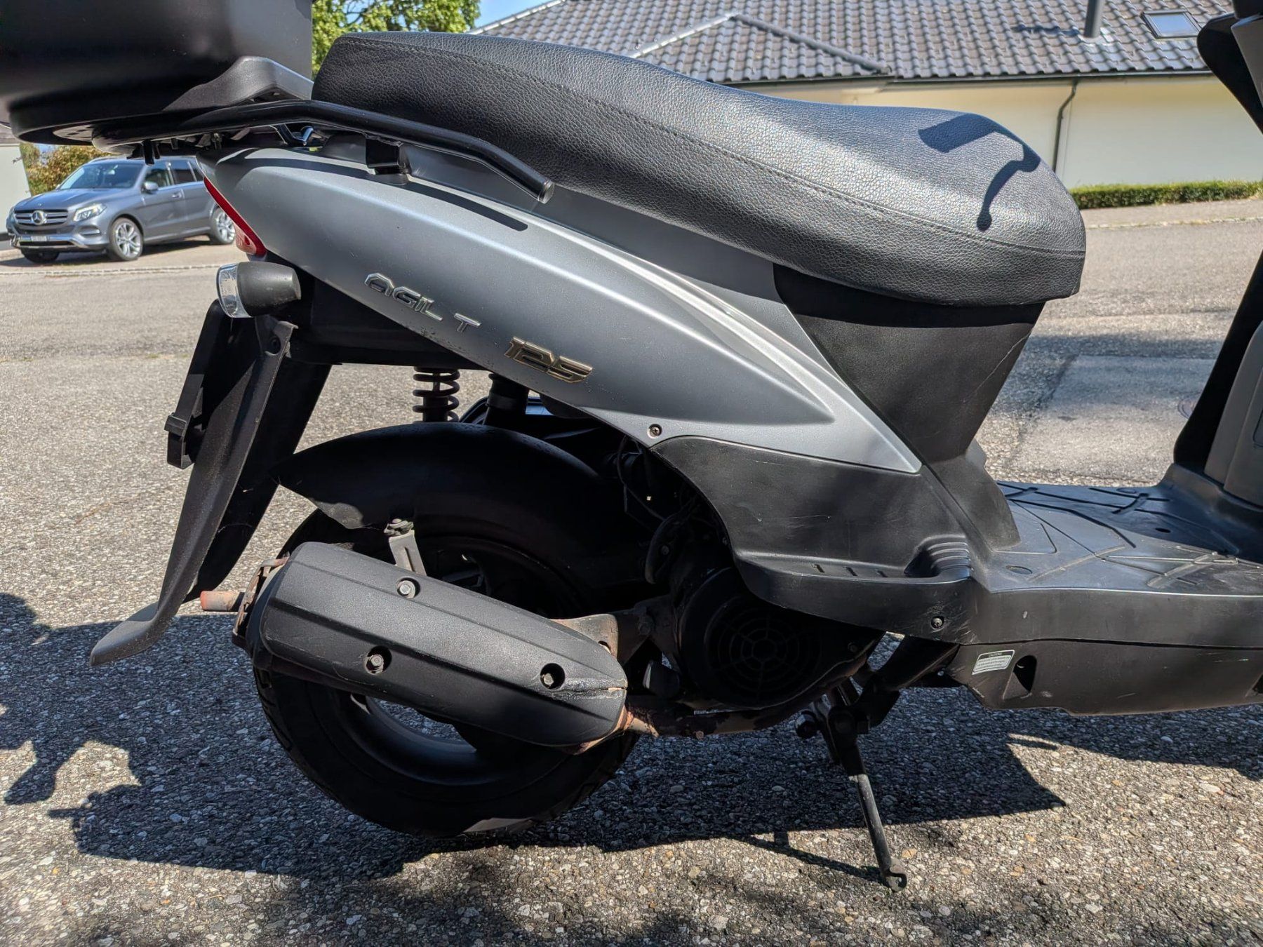 Kymco Scooters: Roller Kymco Agility 125 silber – Gebraucht aus Bettlach von HB9HKP 2