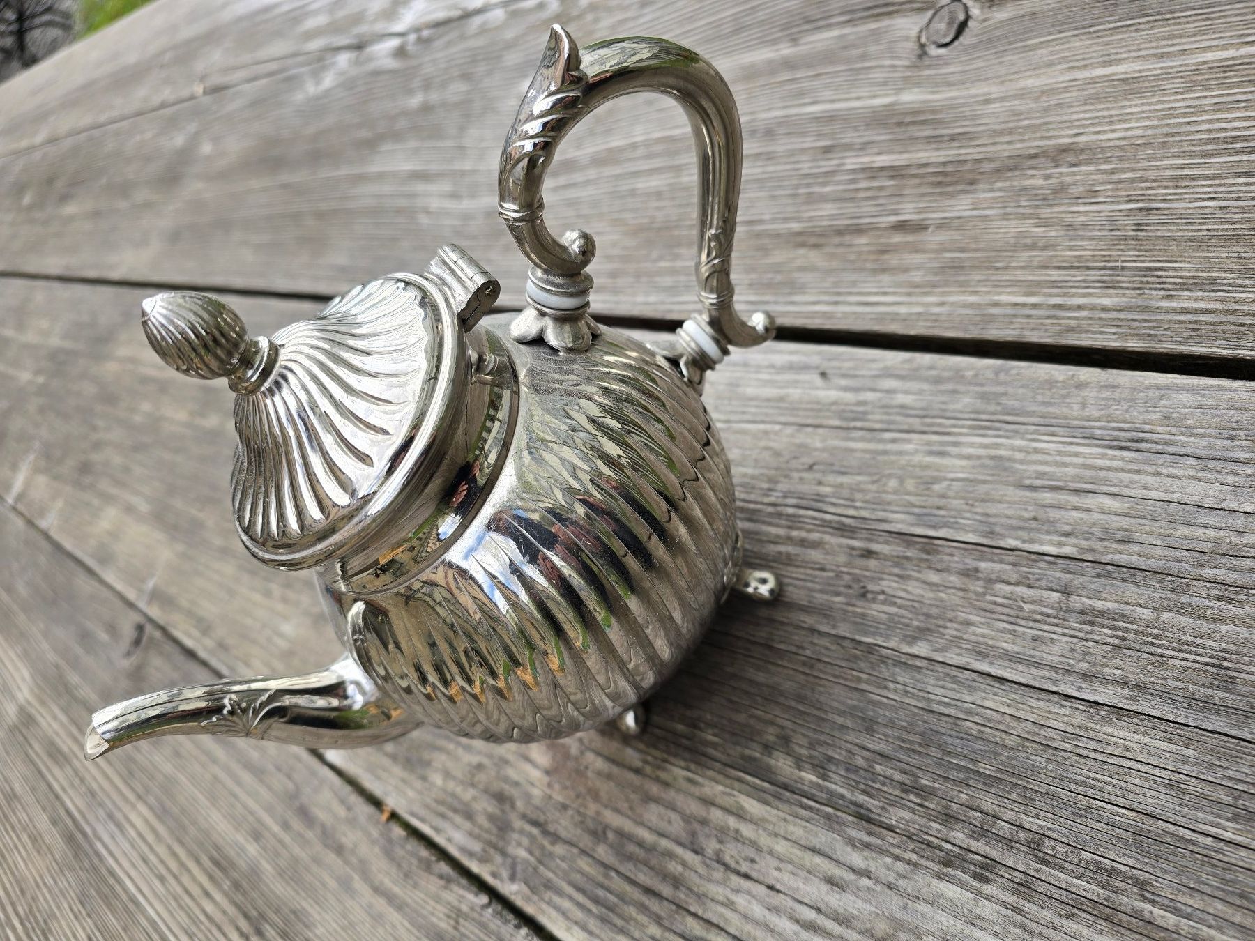 Teiere: Metall: Teekanne vintage, Marokko – Usato da Romanshorn venduto da Rachacha