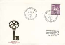 1968 362 Europa-Tag Genève