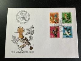 Ersttagsbrief Pro Juventute 1970 Bern 1.12.70 gestempelt