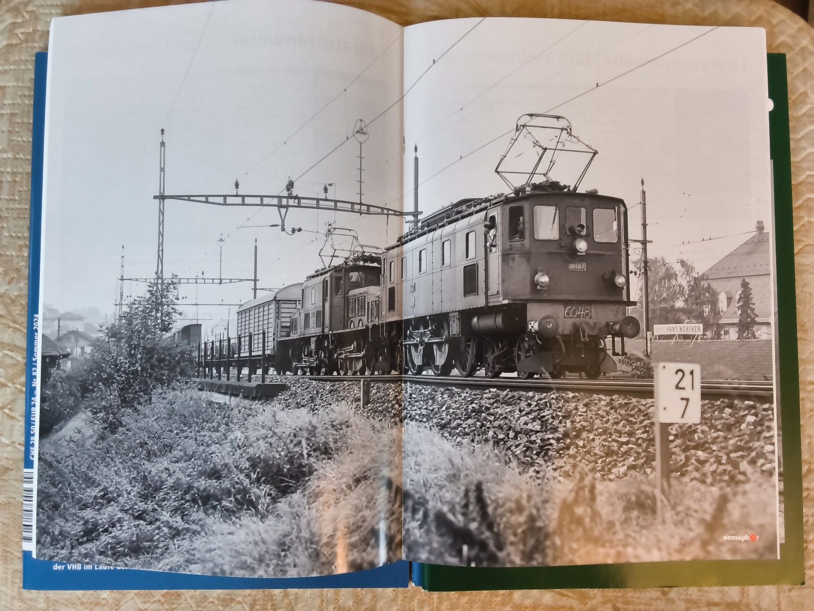 Riviste & Magazine: set 4 Eisenbahn-Hefte Semaphor 2024 – Usato da Hallau venduto da histoiremerveilleuse 3