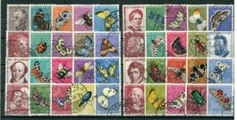 8 PRO JUVENTUTE SERIEN SCHMETTERLINGE KPL. - FR. 127.00