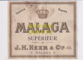 Etikette - Malaga supérieur /bd