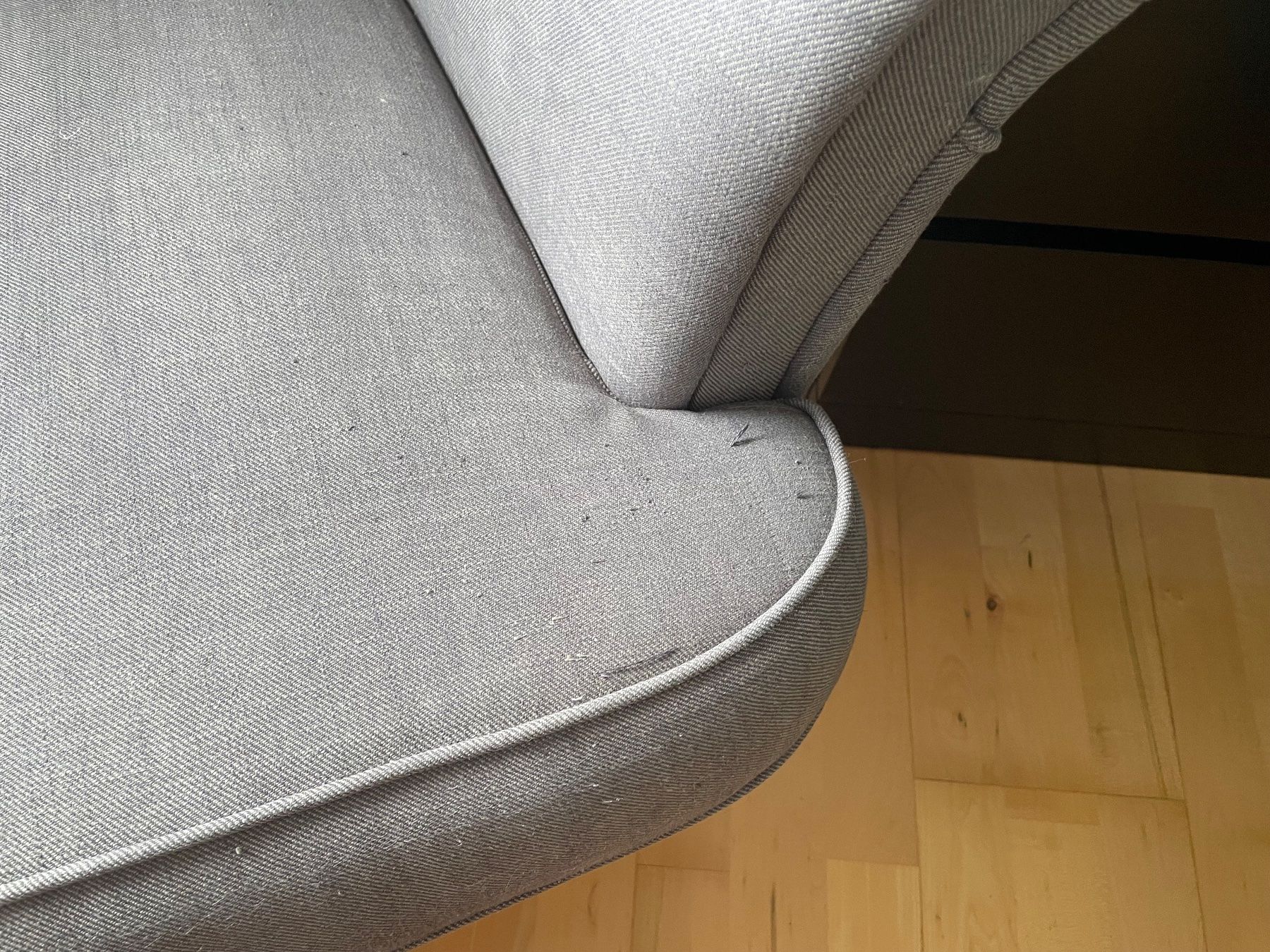 Ikea Poltrone: Fauteuil oreiller IKEA STRANDMON - Gris – Usato da Sierre venduto da Ruyfigas 3