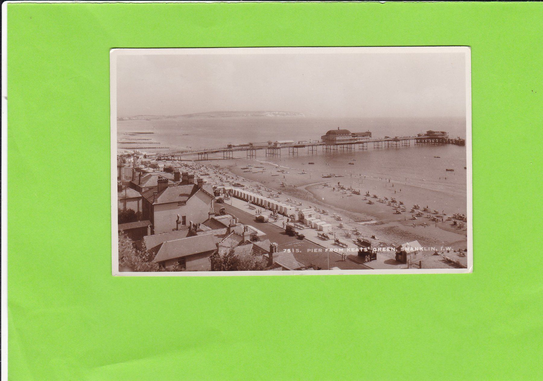 Cartoline postali: Pier from Keat's green. Shanklin – Usato da St. Peterzell venduto da neckertal