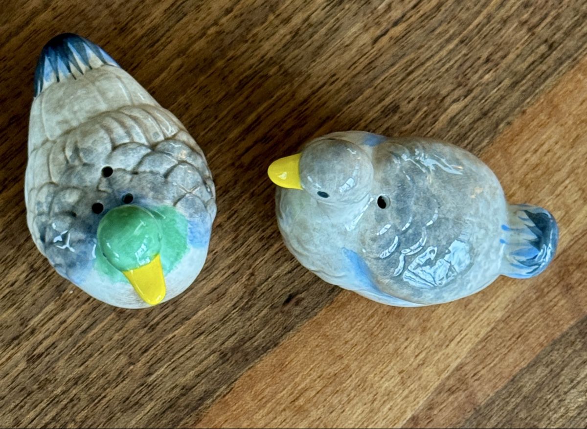 Geschirrsets: Salz Pfeffer Keramik Enten – Gebraucht aus Baar von Freethy 3