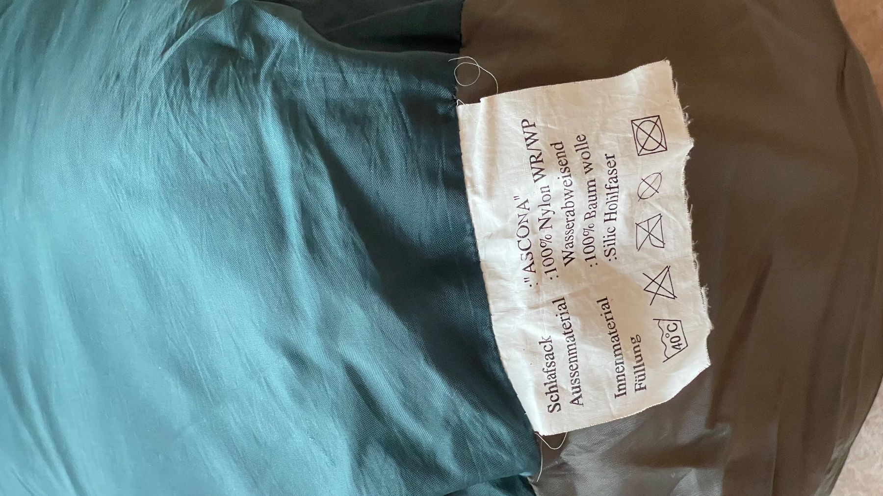Trevolution Sacchi a pelo: Schlafsack GREENTREE 2,0x0,75m Nylon Baumwolle – Usato da Kölliken venduto da Hap-7 2